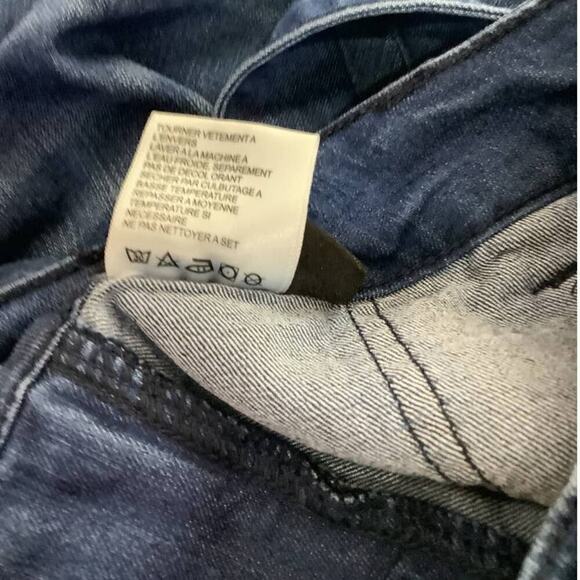 Tru Luxe Jeans Blue Medium Wash Denim Belt High Rise Flare Leg Jeans Size 26 - Picture 11 of 11